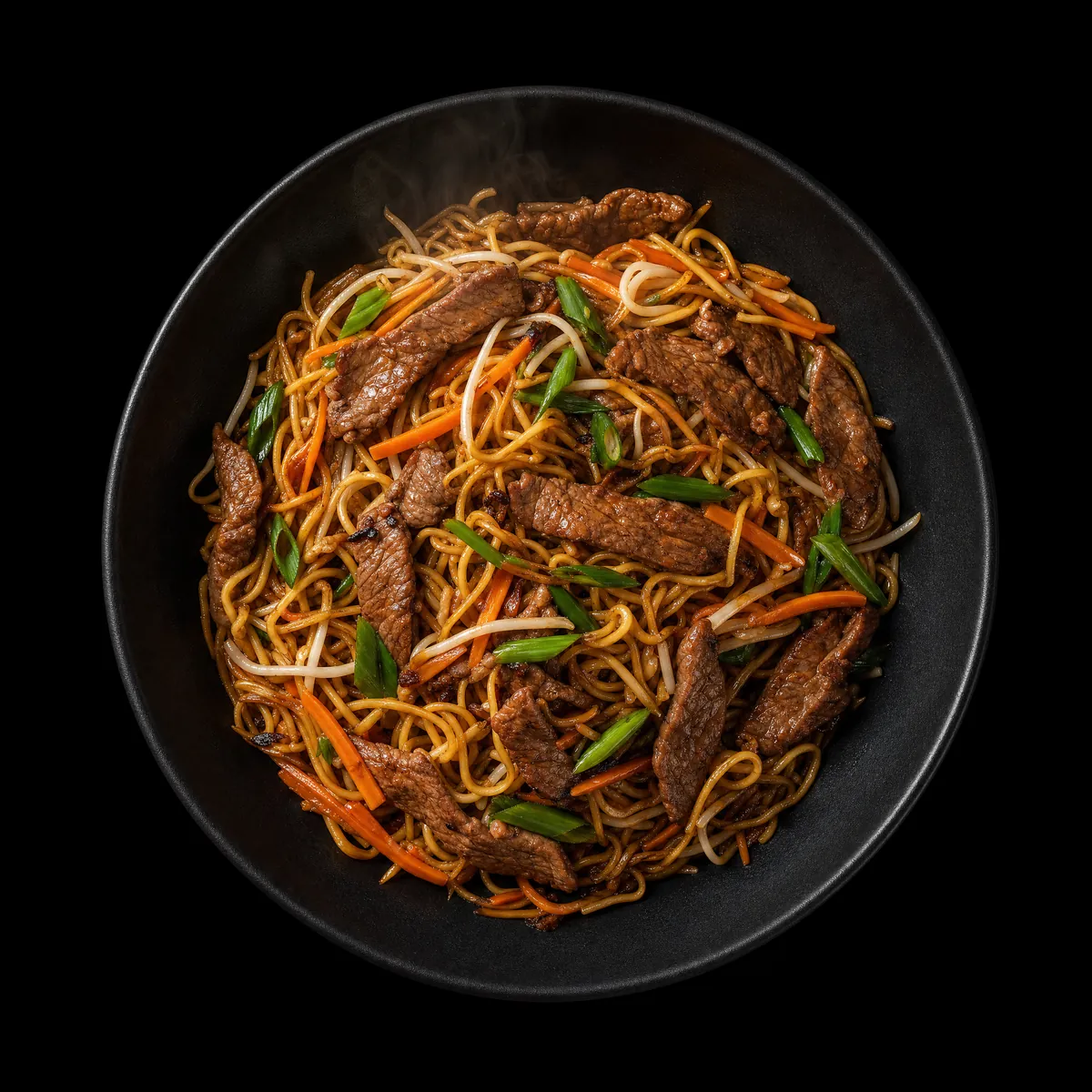 Nouilles sautées au bœuf